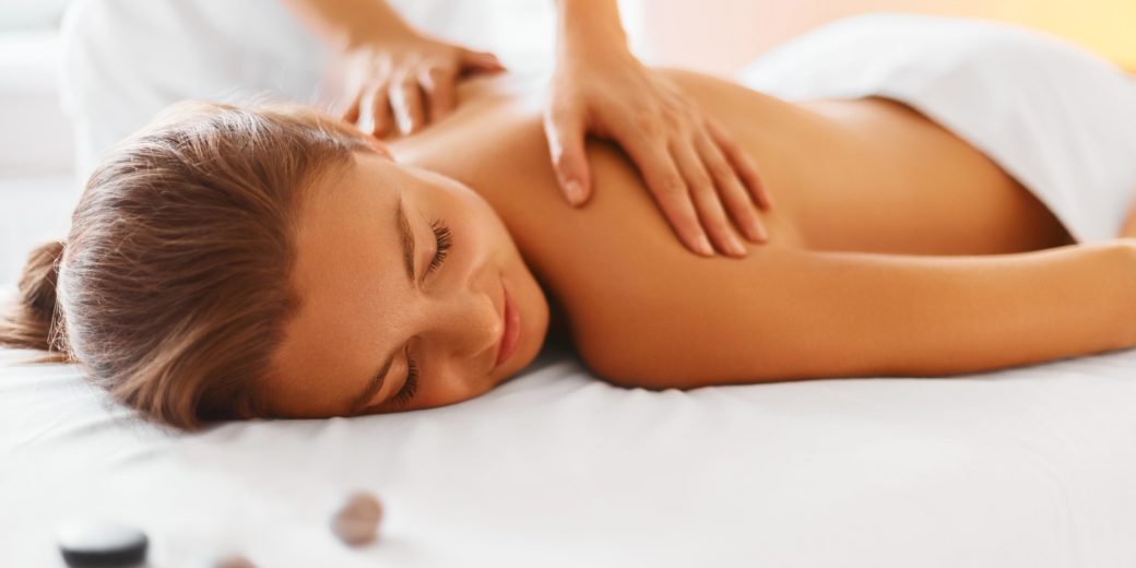 Body care. Spa body massage treatment.